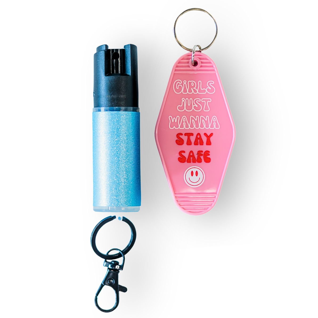 Motel Keychain + Pepper Spray Bundle - Safely Self Defense - Little Red General Store