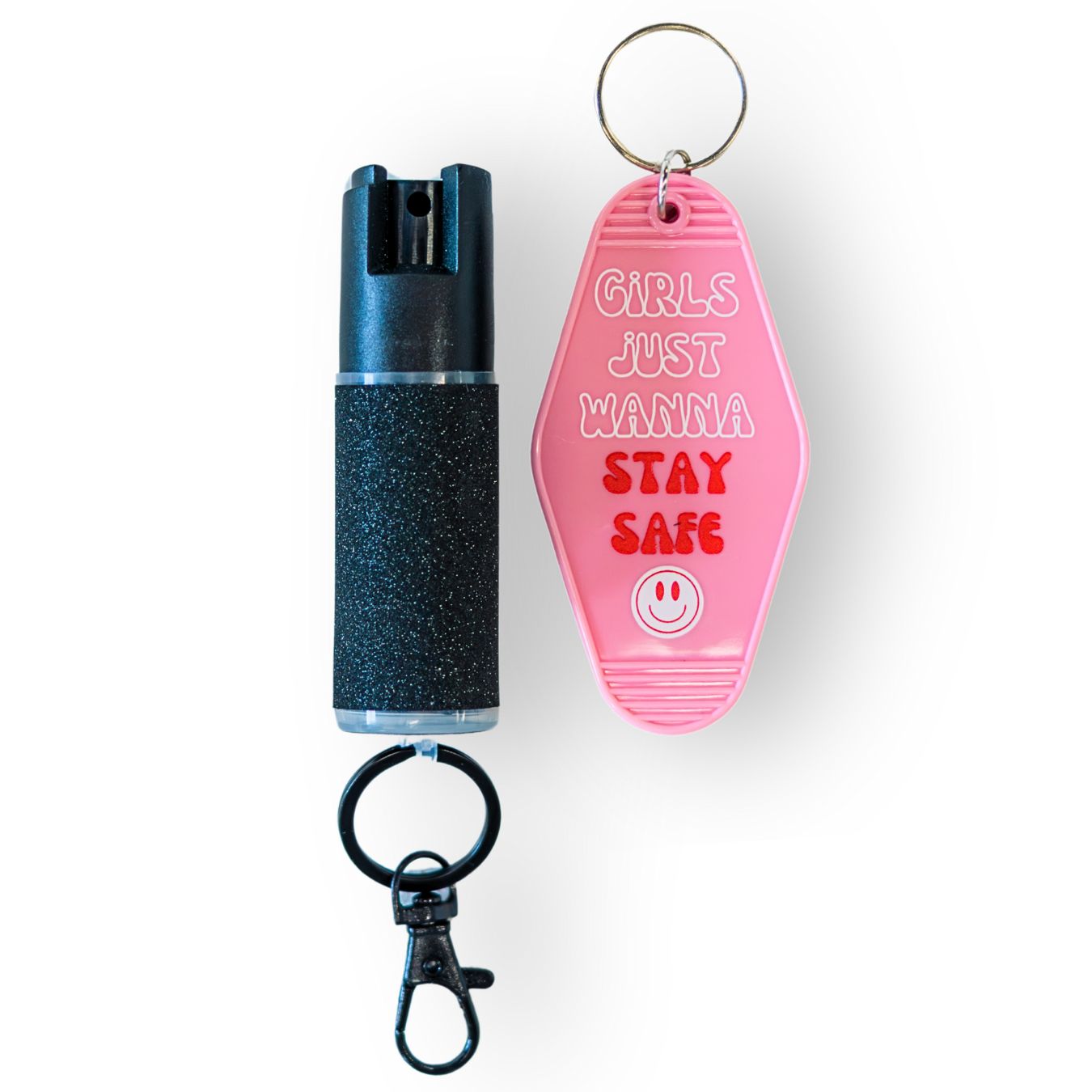 Motel Keychain + Pepper Spray Bundle - Safely Self Defense - Little Red General Store