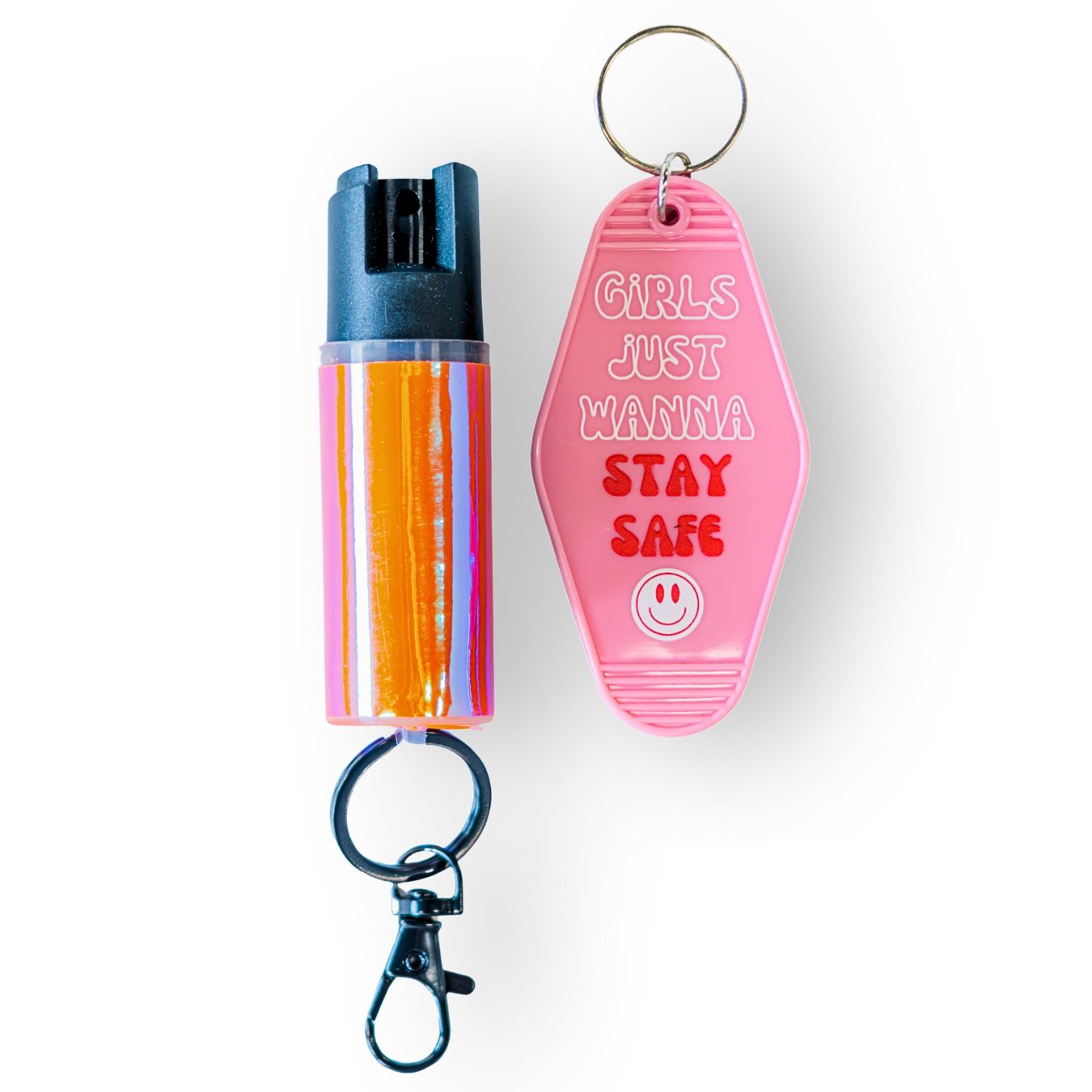 Motel Keychain + Pepper Spray Bundle - Safely Self Defense - Little Red General Store