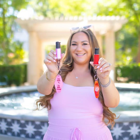 Motel Keychain + Pepper Spray Bundle - Safely Self Defense - Little Red General Store