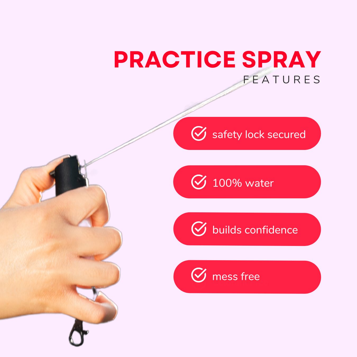 Practice Spray - Safely Self Defense - Little Red General Store