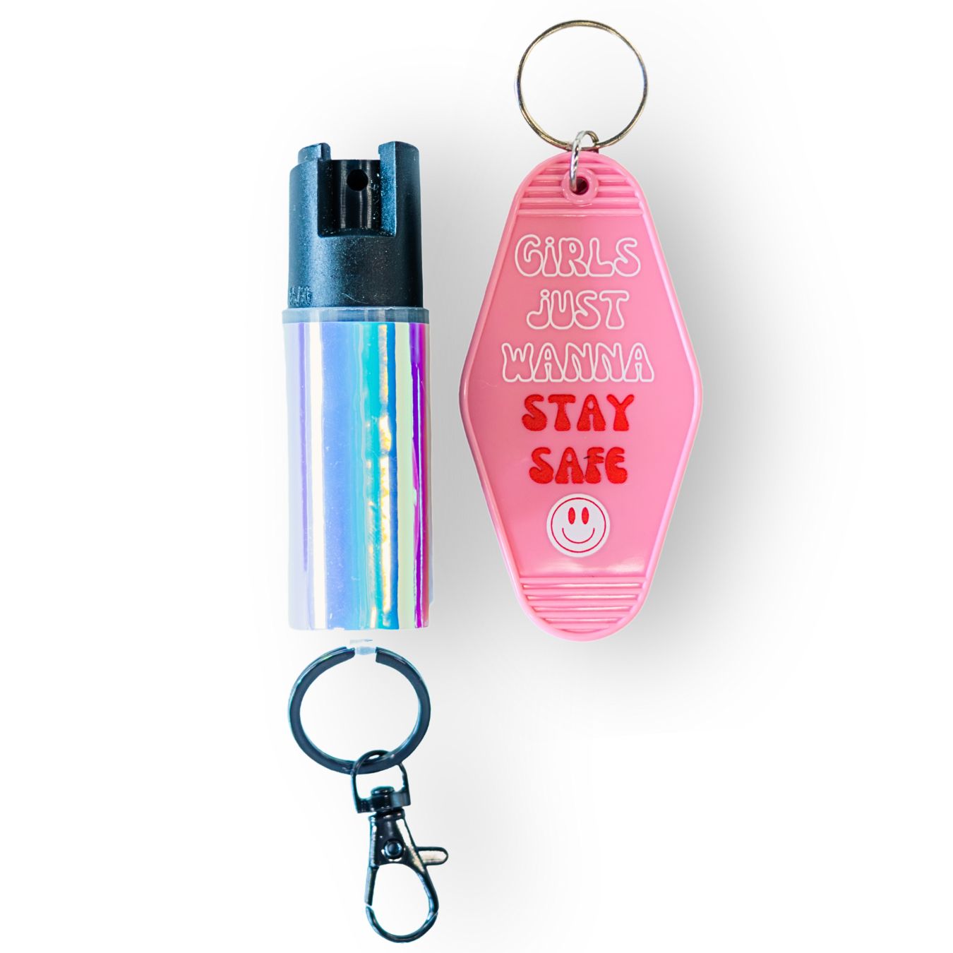 Motel Keychain + Pepper Spray Bundle - Safely Self Defense - Little Red General Store