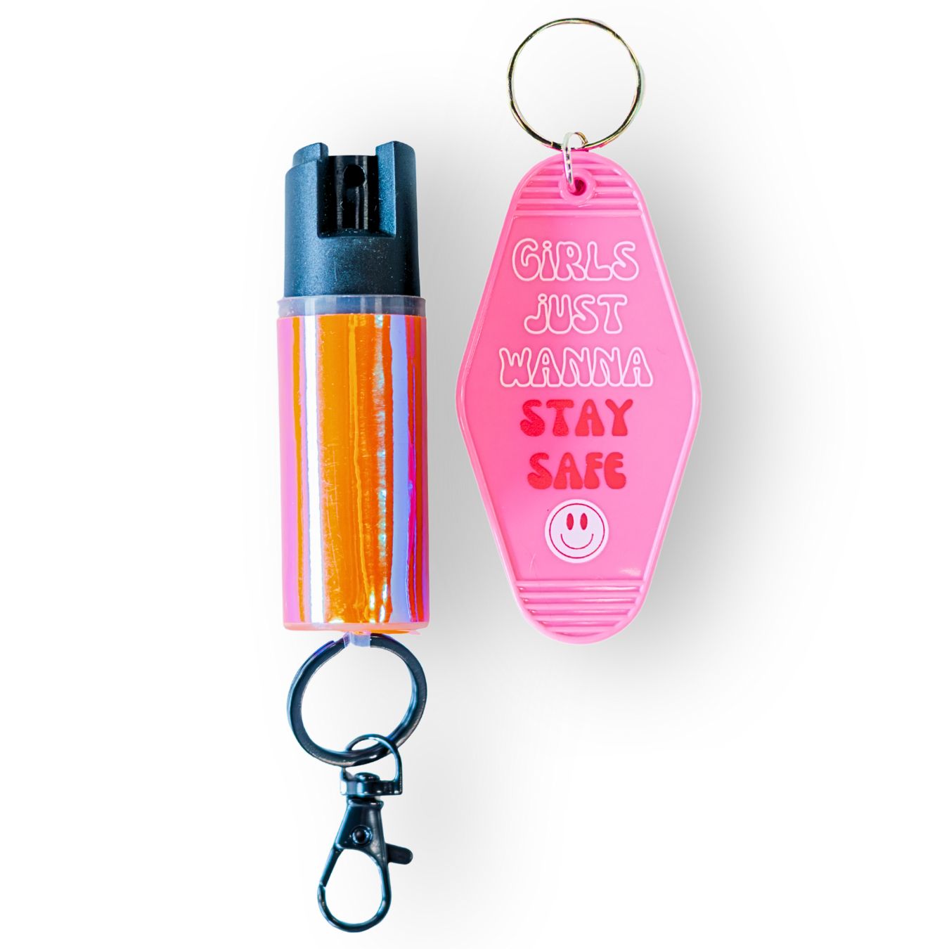 Motel Keychain + Pepper Spray Bundle - Safely Self Defense - Little Red General Store