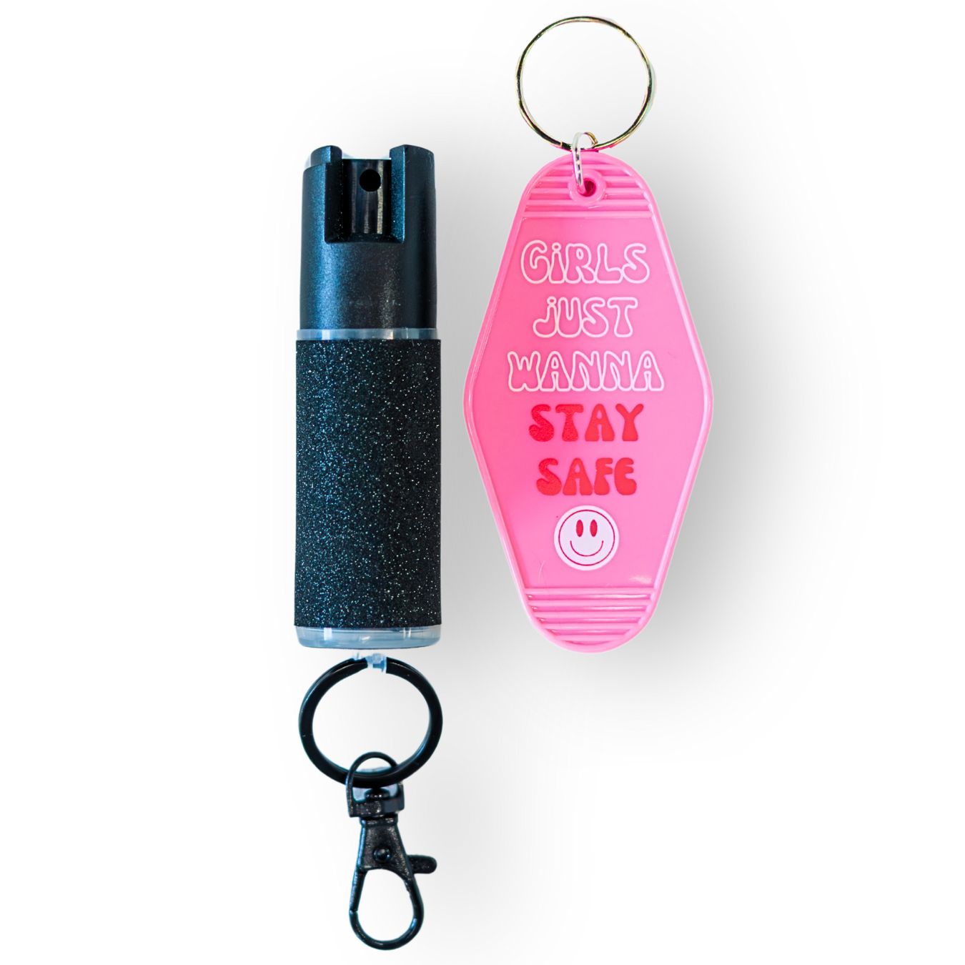 Motel Keychain + Pepper Spray Bundle - Safely Self Defense - Little Red General Store