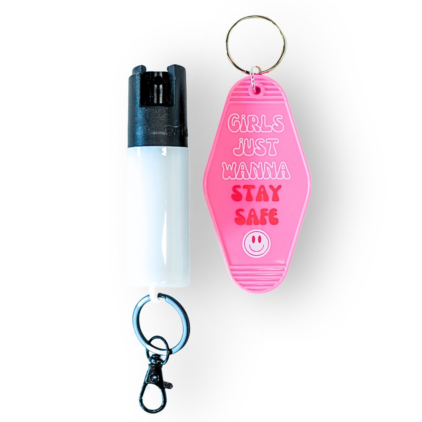 Motel Keychain + Pepper Spray Bundle - Safely Self Defense - Little Red General Store