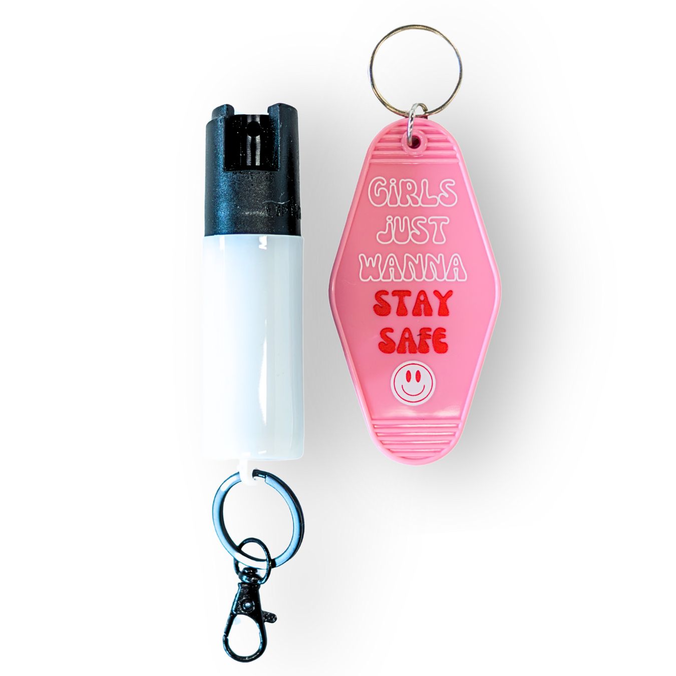 Motel Keychain + Pepper Spray Bundle - Safely Self Defense - Little Red General Store