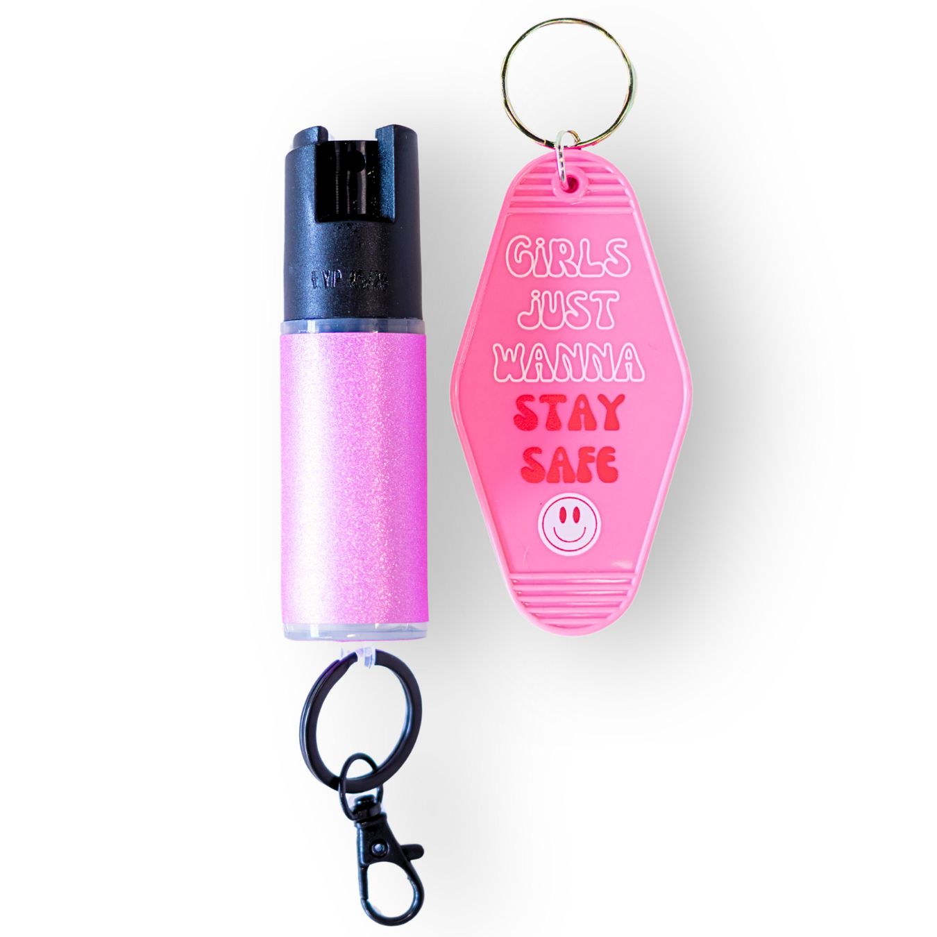 Motel Keychain + Pepper Spray Bundle - Safely Self Defense - Little Red General Store