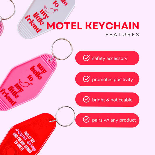 Motel Keychain - Safely Self Defense - Little Red General Store