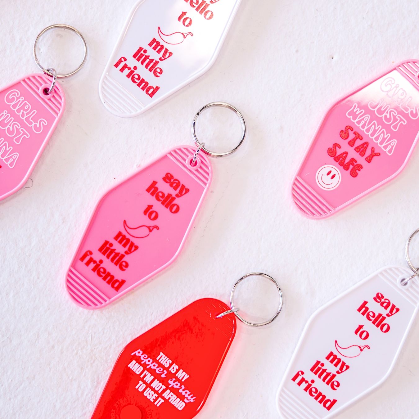Motel Keychain - Safely Self Defense - Little Red General Store