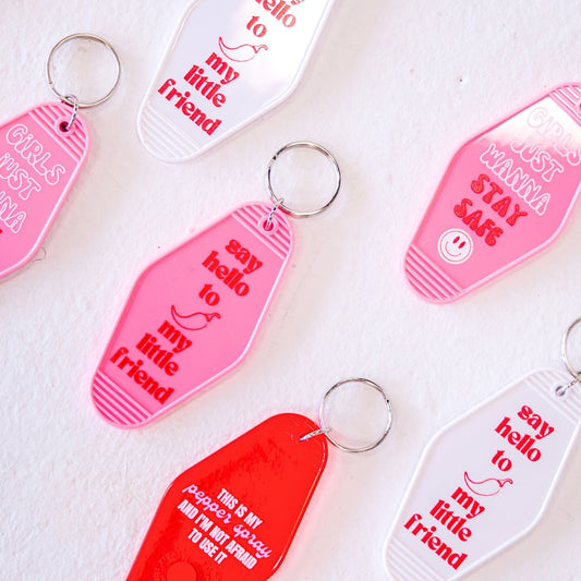 Motel Keychain - Safely Self Defense - Little Red General Store