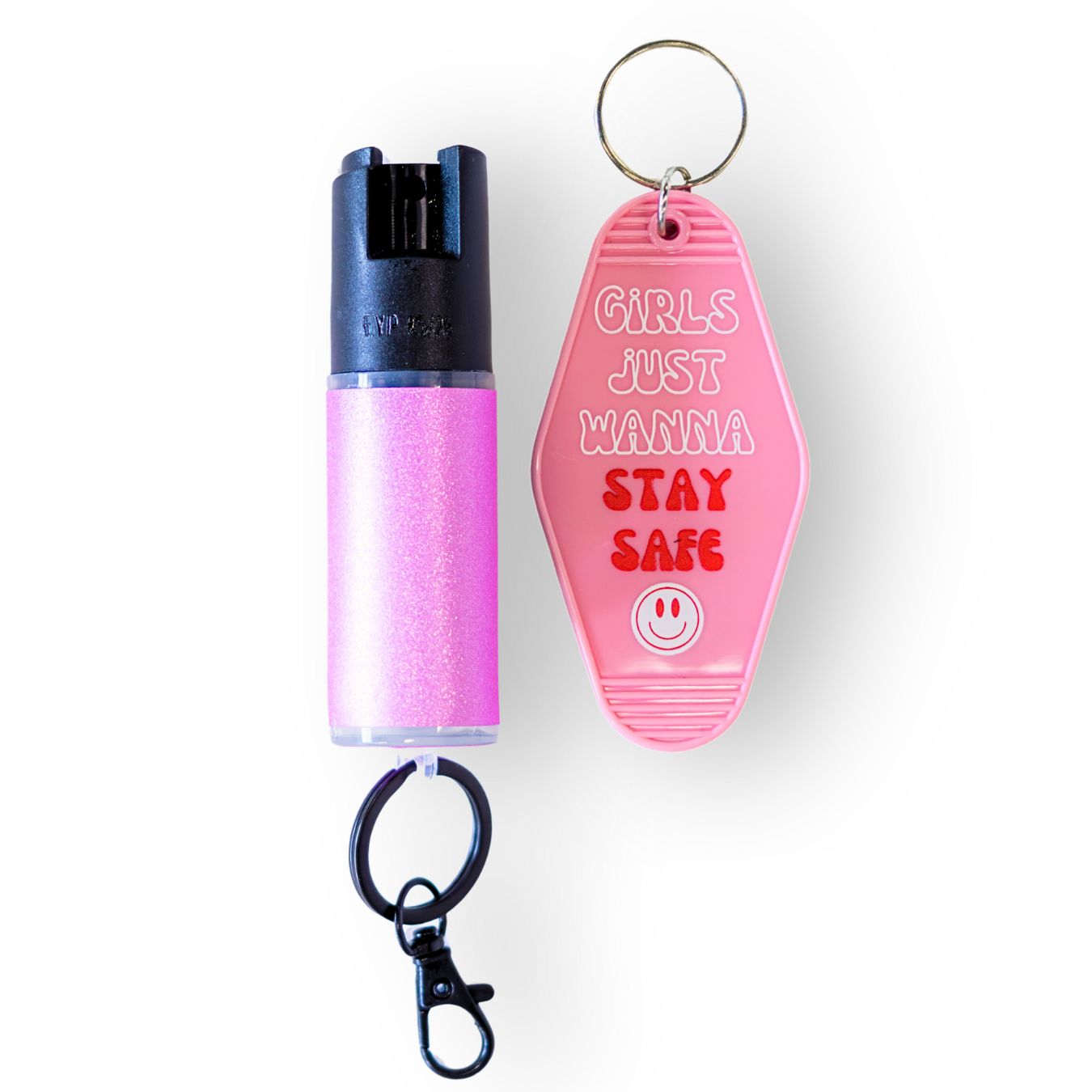 Motel Keychain + Pepper Spray Bundle - Safely Self Defense - Little Red General Store