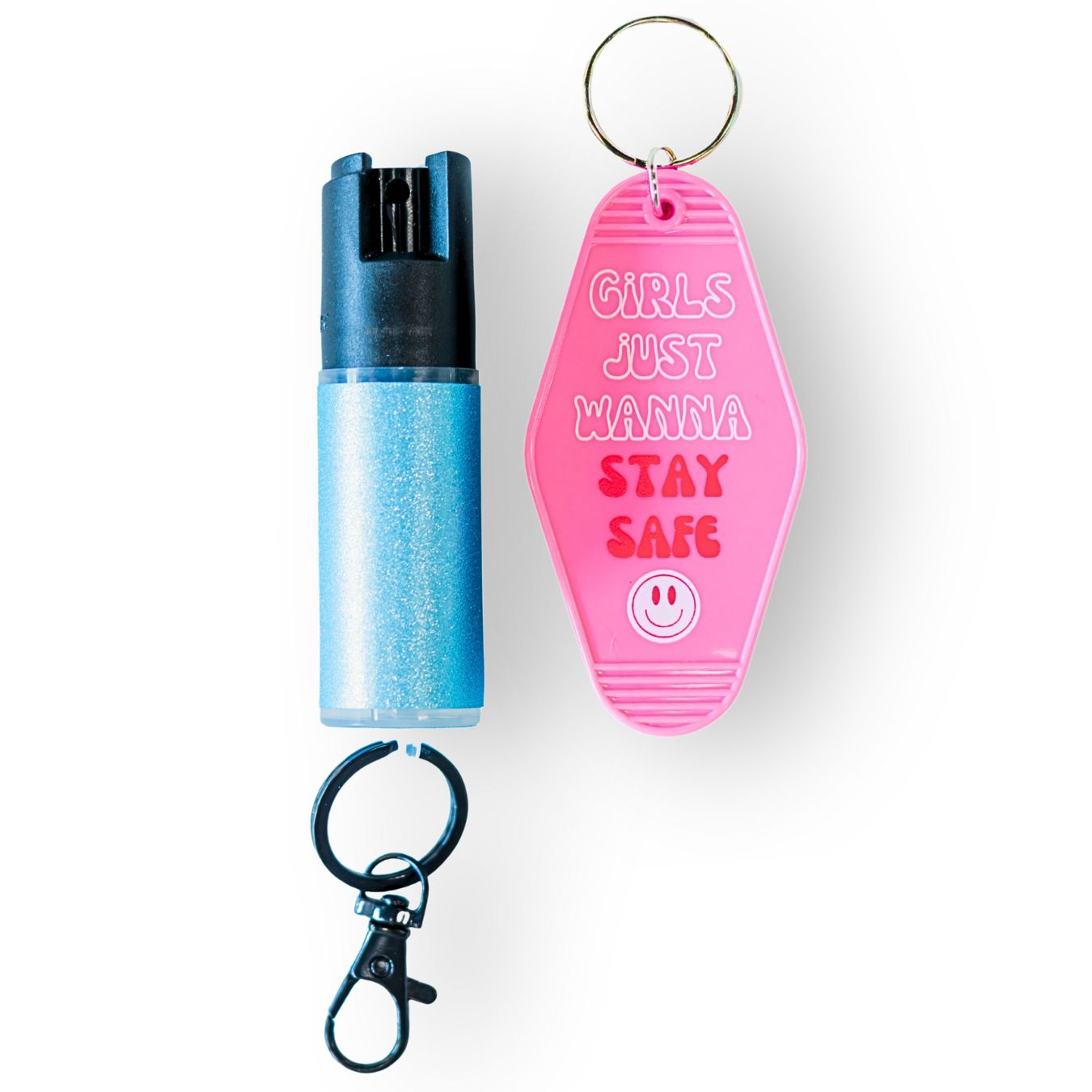 Motel Keychain + Pepper Spray Bundle - Safely Self Defense - Little Red General Store