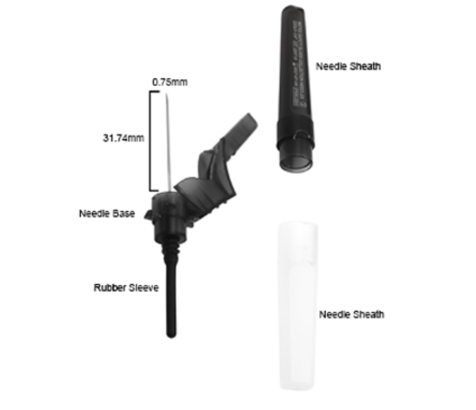 Safety Blood Collection Needle (Pen Type 22GX 11/4'')