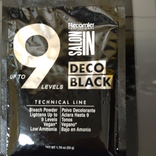 Salonin Deco Black Hair Bleach Powder 1.76 oz