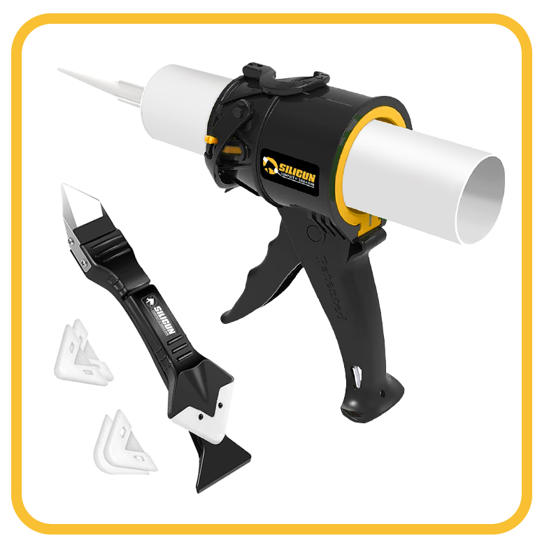 SILIGUN™ Classic Compact 4" Caulking Gun - Scarper Kit
