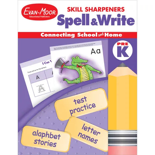 Skill Sharpeners: Spell & Write Grade Pre-K