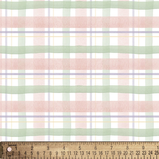 David Textiles Sweet Spring Easter Blooming Plaid - Seasonal Fabrics - Little Red General Store