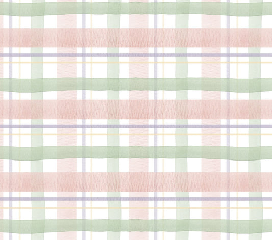 David Textiles Sweet Spring Easter Blooming Plaid - Seasonal Fabrics - Little Red General Store