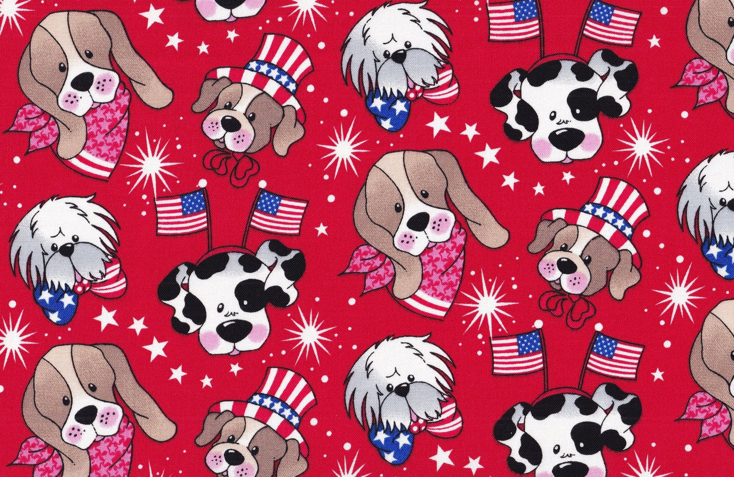 Fabric Traditions Patriotic 100% Cotton Fabric Price Per Yard - Seasonal Fabrics - Little Red General Store