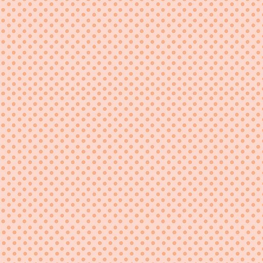 Benartex Love Bunny Dots on Coral Easter - Seasonal Fabrics - Little Red General Store