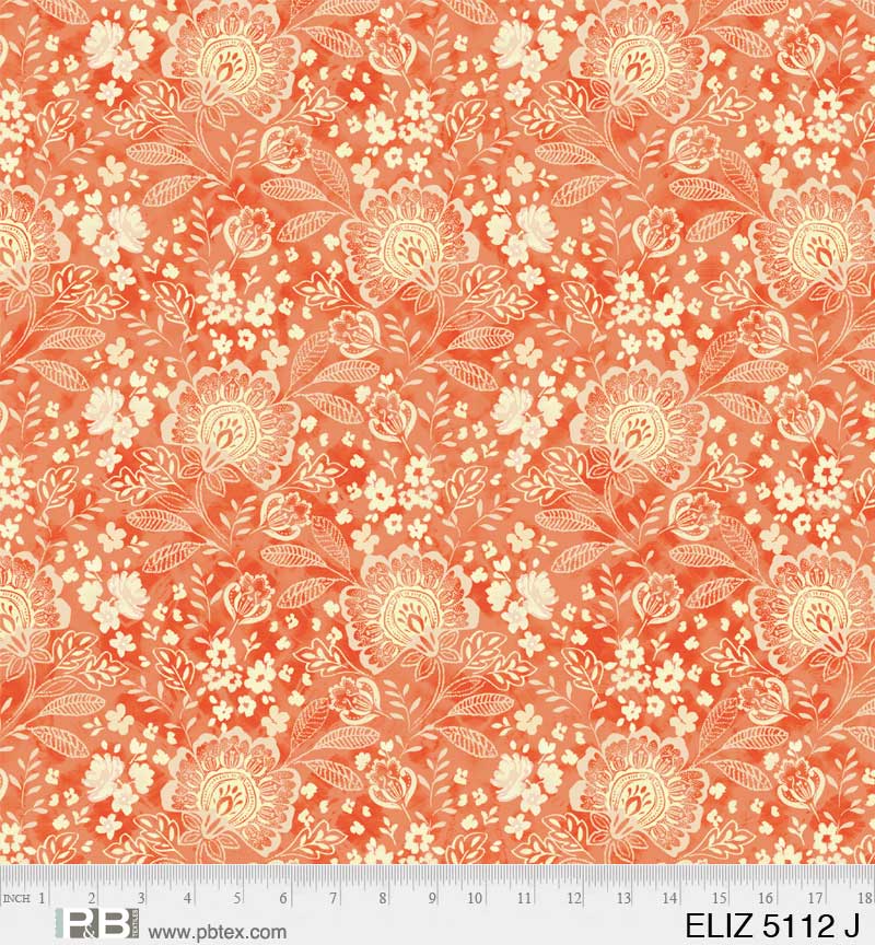 108 Inch Wide P&B Textiles Elizabeth Quilt Back Cotton Fabric Extra Wide - Seasonal Fabrics - Little Red General Store