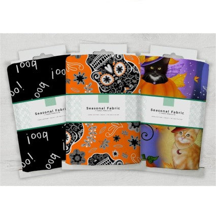 David Textiles Halloween 100% Cotton Precut Fabric Bundles - Seasonal Fabrics - Little Red General Store