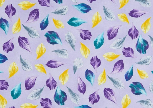 44 x 36 Petals Lilac Purple 100% Cotton Benartex Floral - Seasonal Fabrics - Little Red General Store