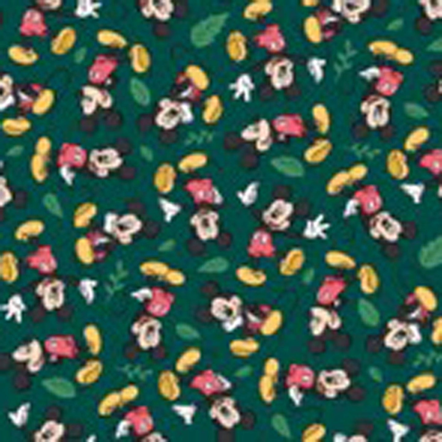 44 x 36 Licensed Mickey Disney on Green Christmas Springs Creative 100% Cotton - Seasonal Fabrics - Little Red General Store