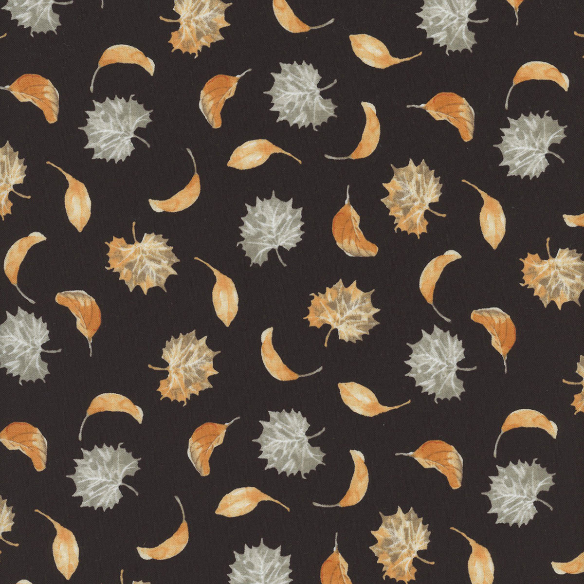 44 x 36 Harvest Classics Tossed Fall Leaves Blank Quilting 100% Cotton Thanksgiving - Seasonal Fabrics - Little Red General Store