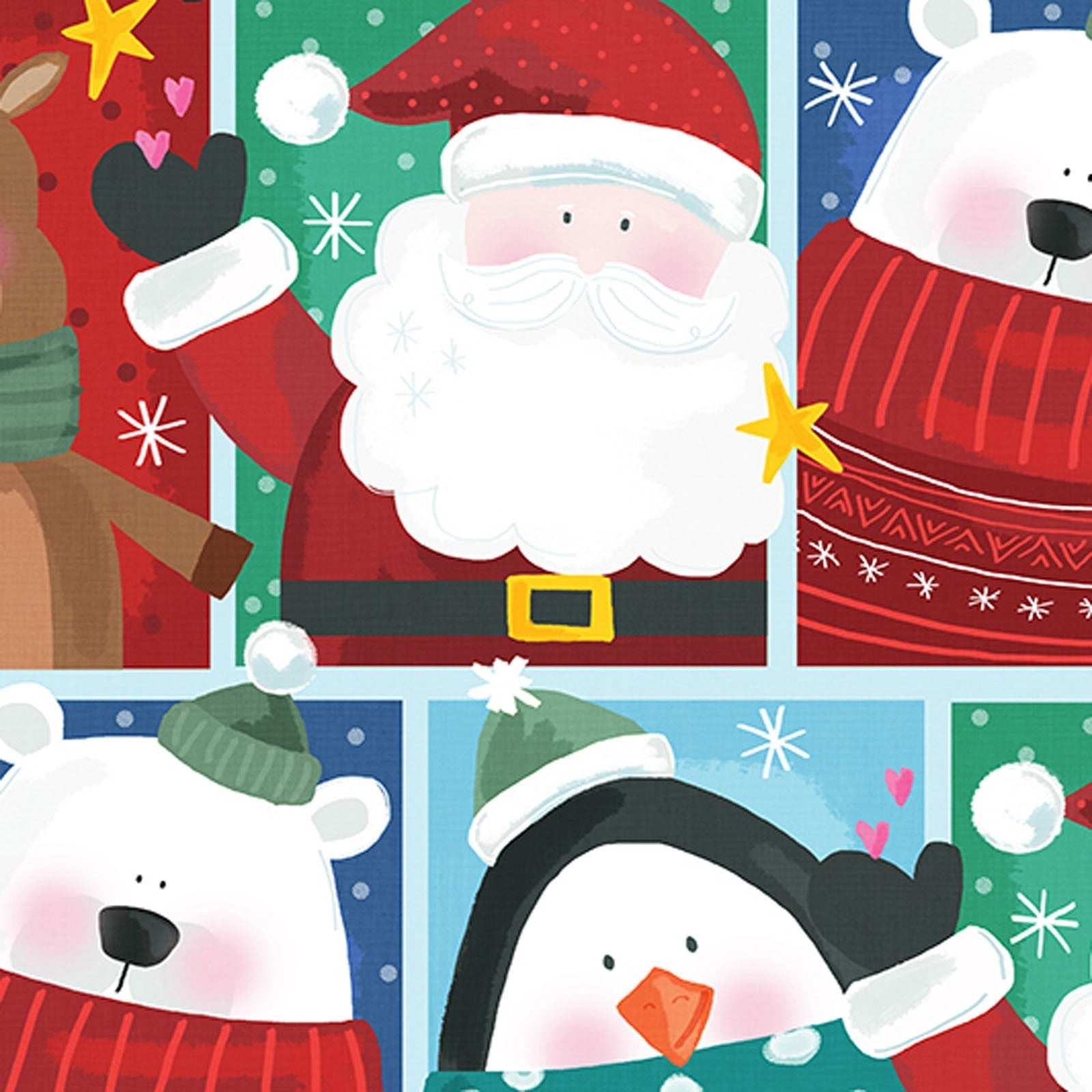 58 x 36 MINKY Xmas Greeting Digital Cuddle® Cardinal Shannon Fabrics Christmas - Seasonal Fabrics - Little Red General Store