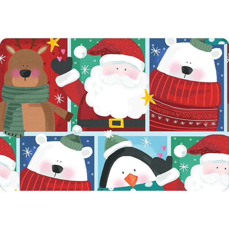 58 x 36 MINKY Xmas Greeting Digital Cuddle® Cardinal Shannon Fabrics Christmas - Seasonal Fabrics - Little Red General Store