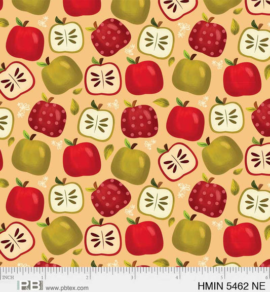 P&B Textiles Harvest Minis Apples Neutral Thanksgiving - Seasonal Fabrics - Little Red General Store