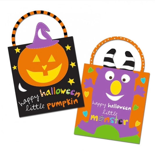 Halloween Tote Bags Huggable and Loveable VII Studio E 100% Cotton Fabric - Seasonal Fabrics - Little Red General Store