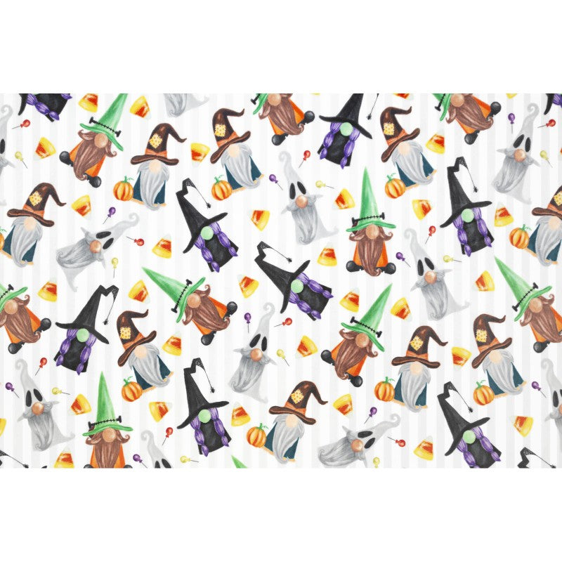 MINKY Ghastly Gnomes 58 Inch wide Digital Cuddle® Cardinal Shannon Fabrics Halloween - Seasonal Fabrics - Little Red General Store