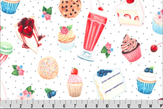 58 x 36 MINKY Sweet Tooth Digital Cuddle® Multi Shannon Fabrics All Over Prints - Seasonal Fabrics - Little Red General Store