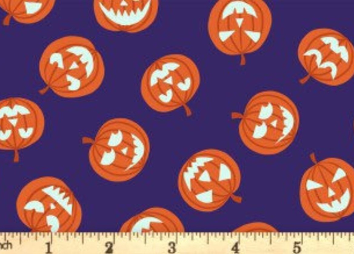 Halloween Glow in the Dark Fabrics by Lewis & Irene 100% Cotton - Seasonal Fabrics - Little Red General Store