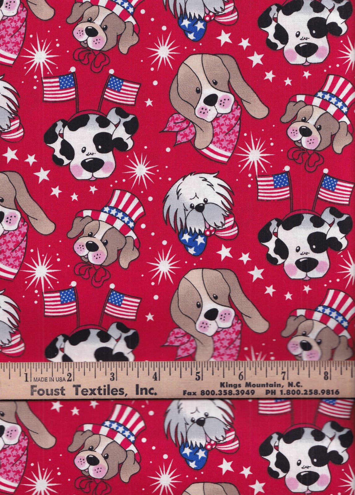 Fabric Traditions Patriotic 100% Cotton Fabric Price Per Yard - Seasonal Fabrics - Little Red General Store