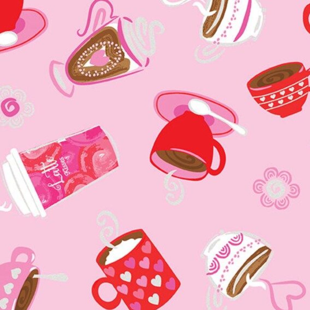 Benartex Hugs and Kisses Collection Price Per Yard 100% Cotton Valentine - Seasonal Fabrics - Little Red General Store