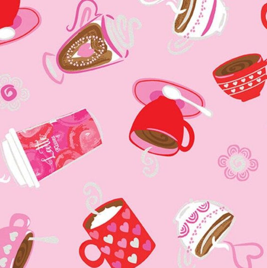 Benartex Hugs and Kisses Collection Price Per Yard 100% Cotton Valentine - Seasonal Fabrics - Little Red General Store