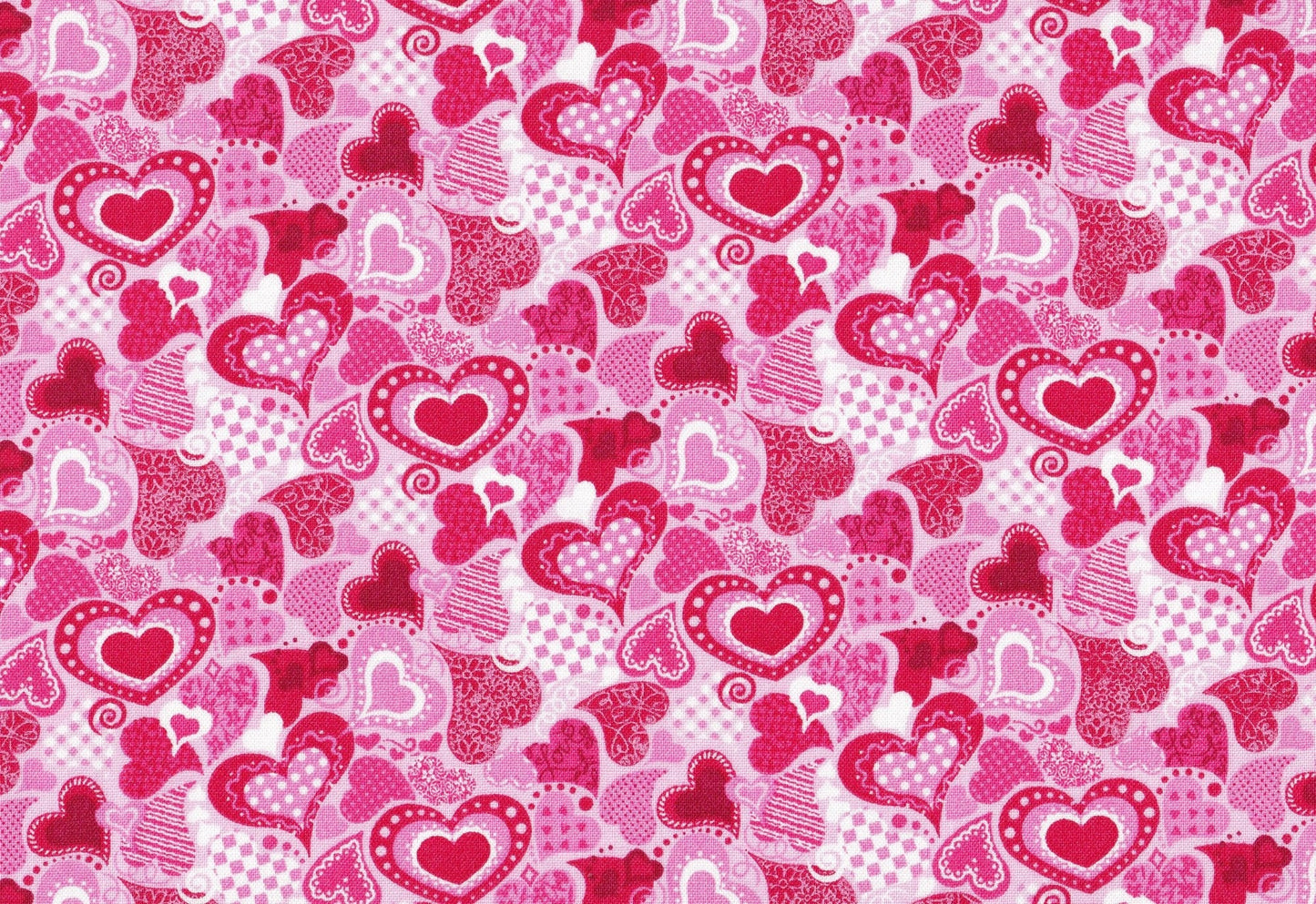 Hi Fashion Fabrics Valentine Hearts Cookies Swirls - Seasonal Fabrics - Little Red General Store