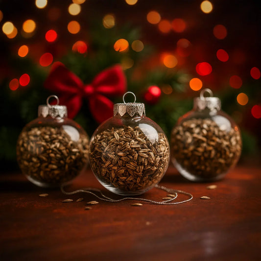 Native Wildflower Seed Ornaments (3-Pack) – Holiday Gift Set | 100% Pollinator-Friendly, Non-GMO Heritage Mix