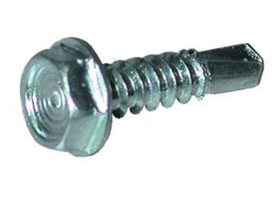 #10-16 x 3/4" Hex Washer Head, #3 Point Self Drilling Screws, Zinc Cr+3 (8,000/Pkg.)