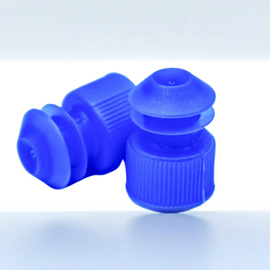 12mm Test Tube Plug Blue Caps Universal Fit