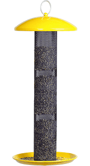 PLASTIC YELLOW FINCH TUBE