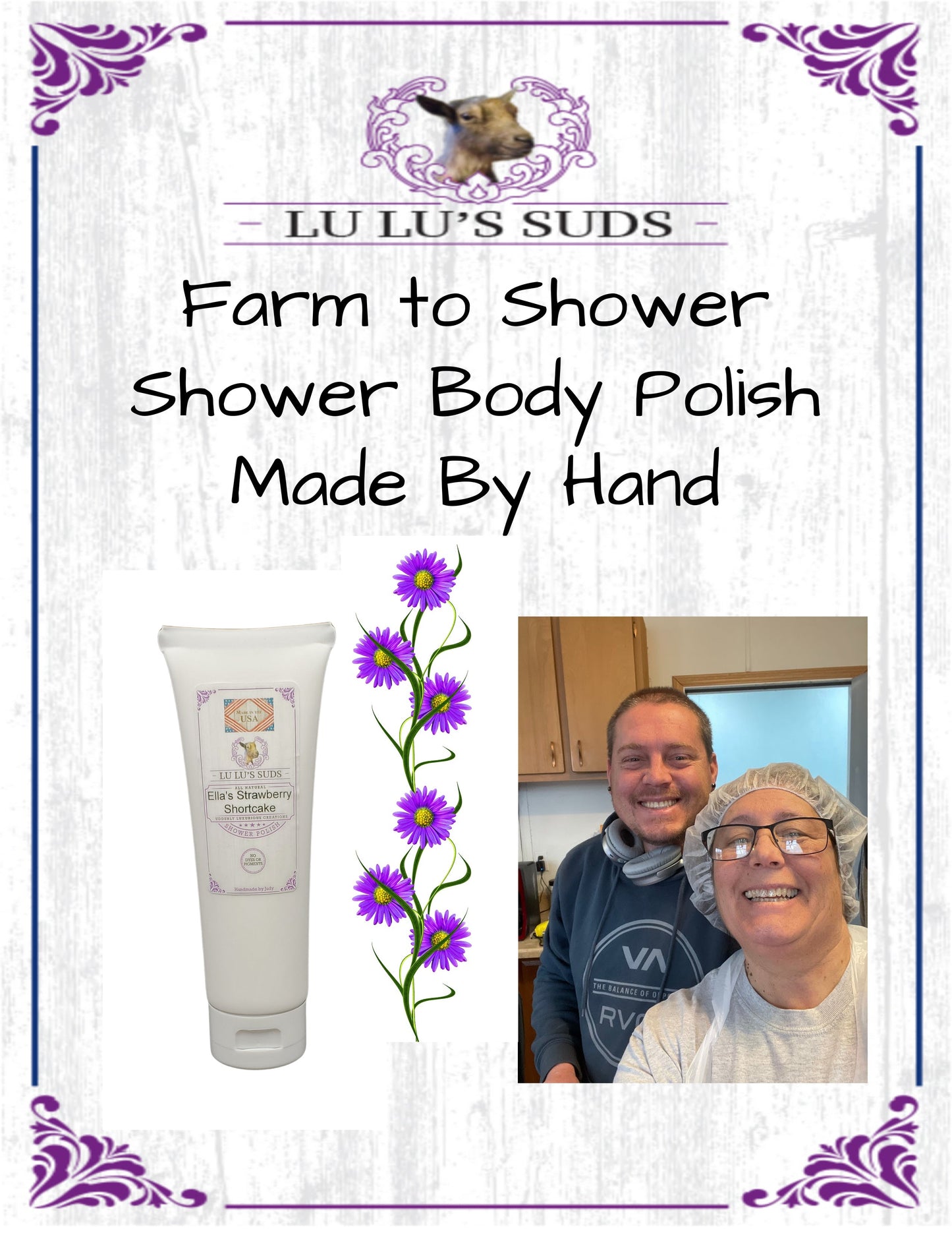 Almond Body Shower Polish 8 oz.