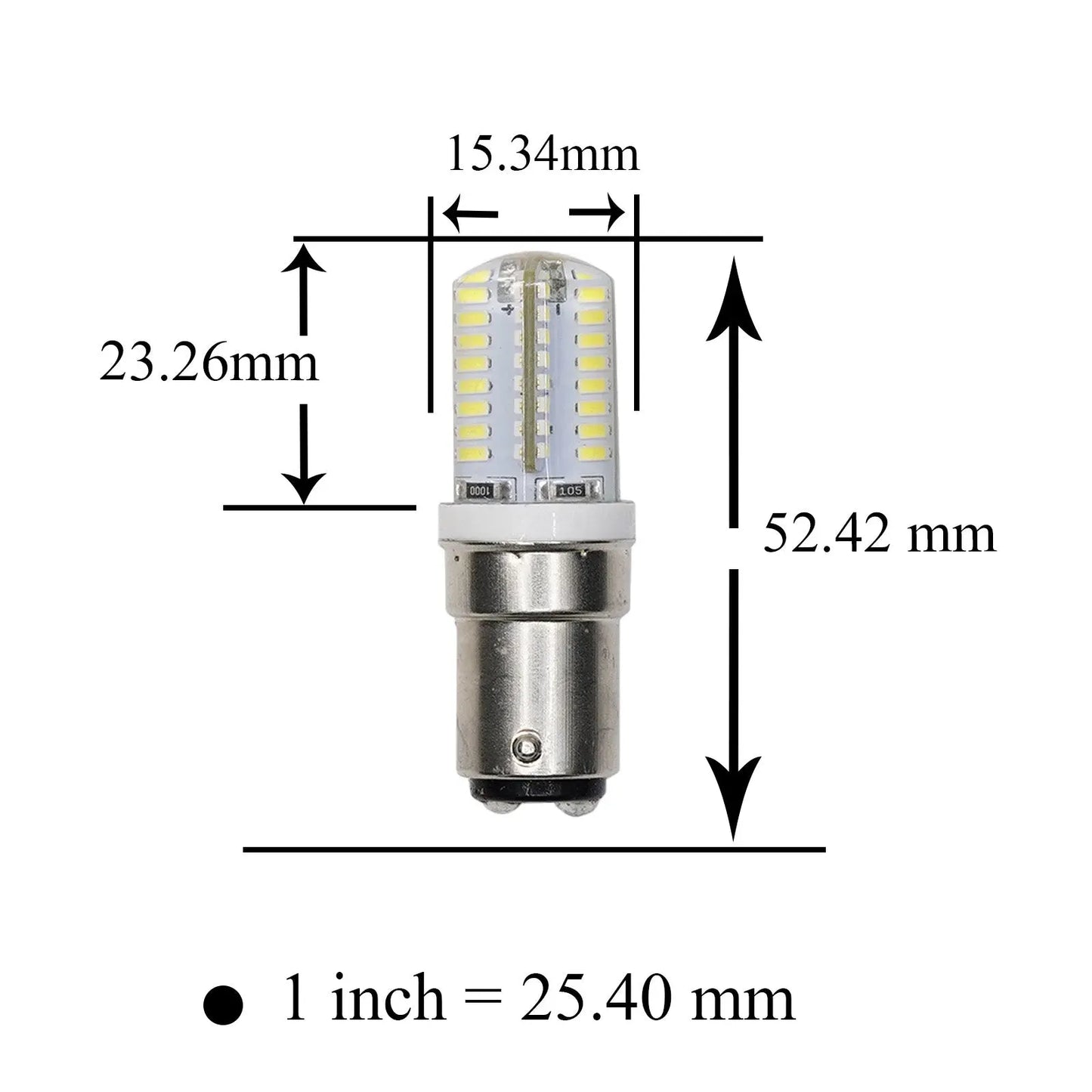 Sewing Supplies Sewing Accessories LED Sewing Machine Light 120V Warm White BA15D Compatible with Brother Singer, Refrigerator, Oven - HYUGA