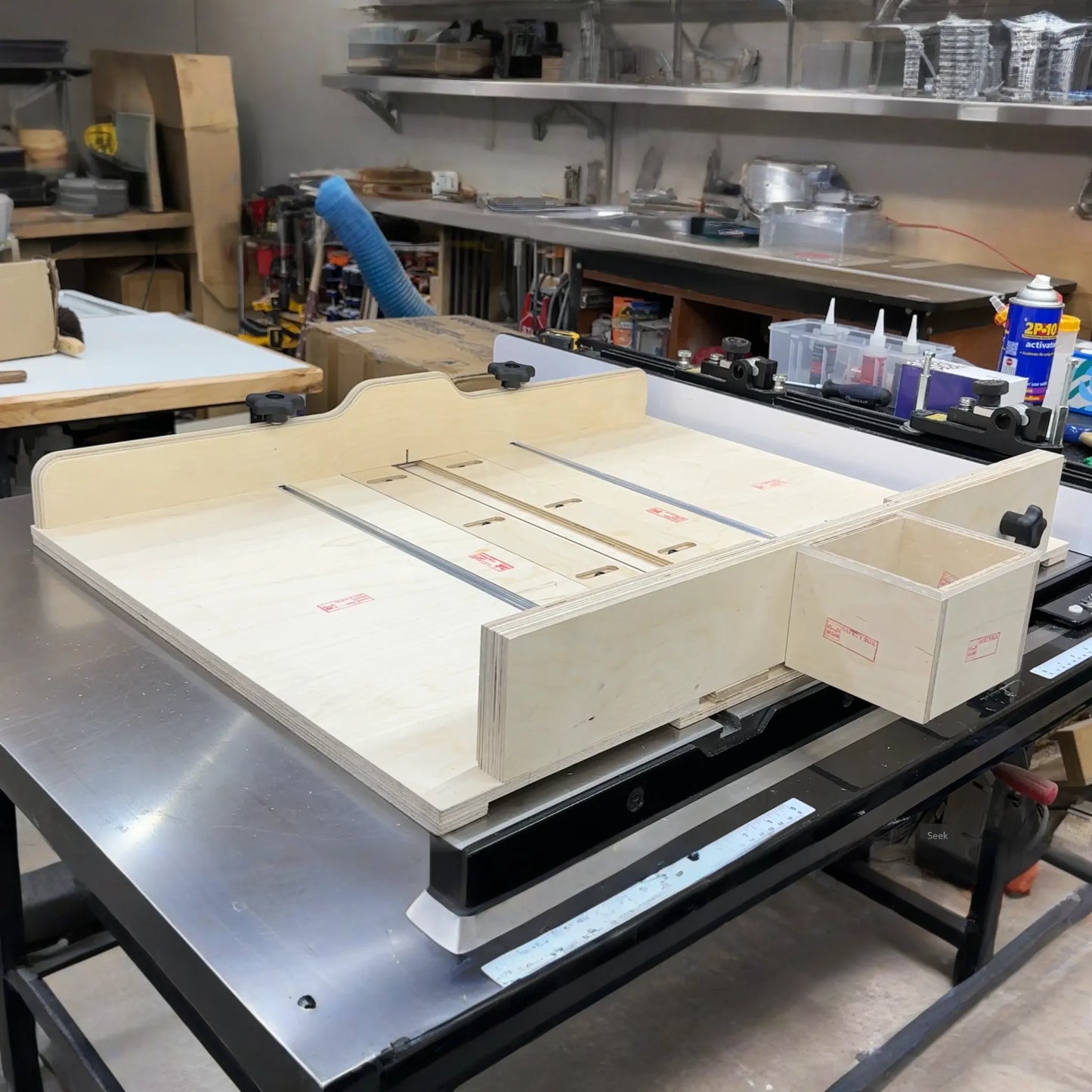 FLAGSHIP TABLE SAW SLED PLANS with PAPER TEMPLATES - Full Size