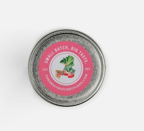 Small Batch Kitchen Strawberry Rhubarb Fruit Spread Jars - 6 jars x 8 oz