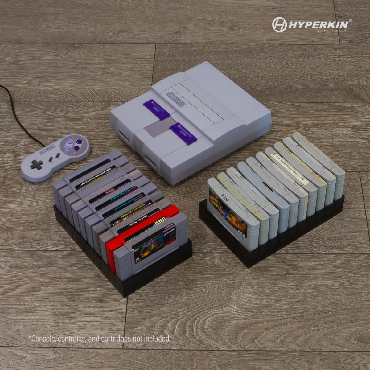 SNES 10 Cartridge Storage Stand (2 Pack)