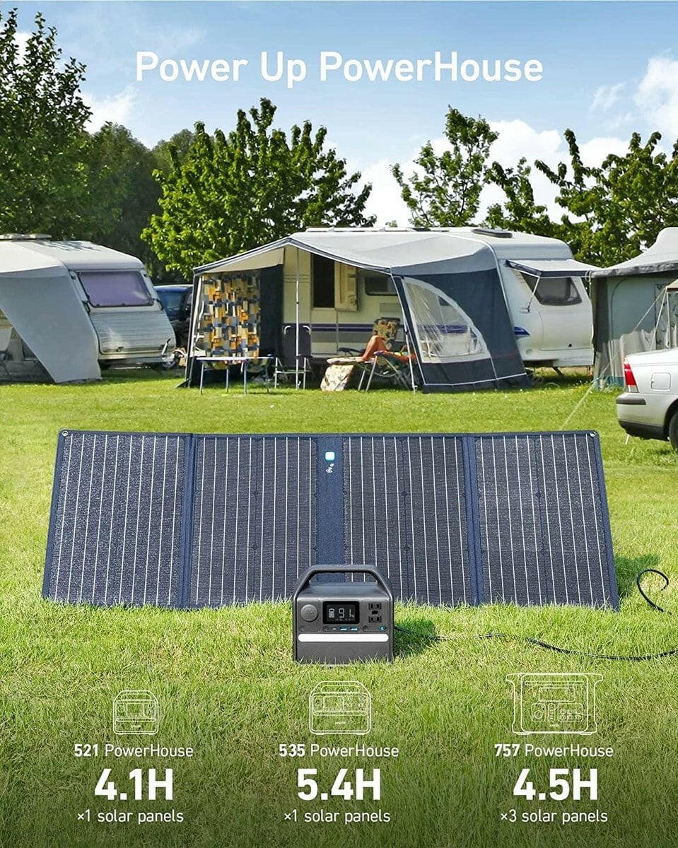 Anker SOLIX 100W Foldable Solar Panel - Solar Cellz USA - Little Red General Store